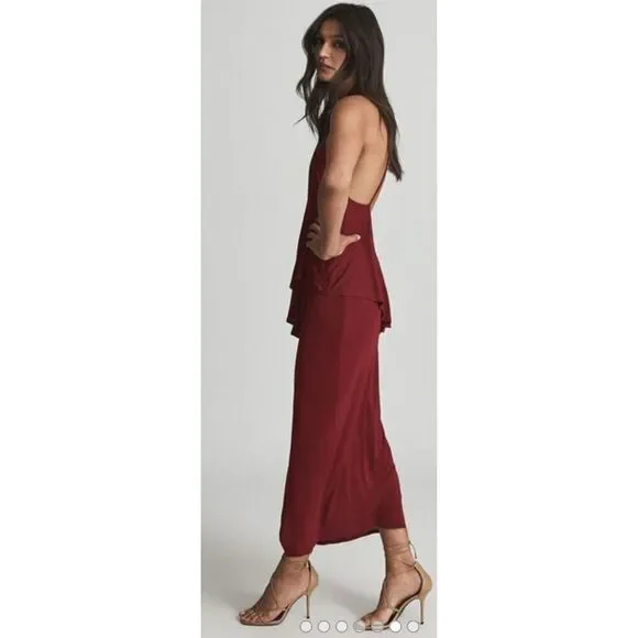 Reiss XENA STRAPPY OPEN BACK COCKTAIL DRESS New With Tags Size 6